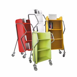 Querläufer Bücherwagen