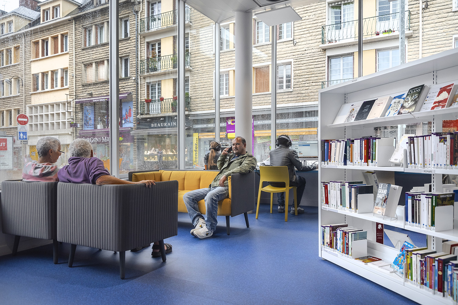 Öffentliche Bibliothek Lisieux, Frankreich