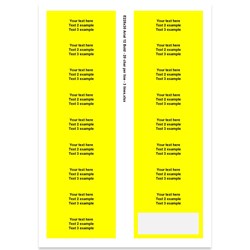 E225330 - 3 Zeilen, Arial 12 max. 3 x 20 Zeichen