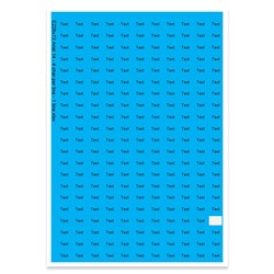 E226213 - 1 Zeile, Arial 14 max. 4 Zeichen