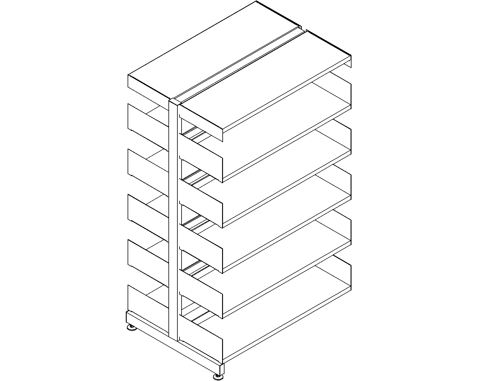 6030 add-on - double-sided - H1520 - D300 - W900 - 3D.dwg