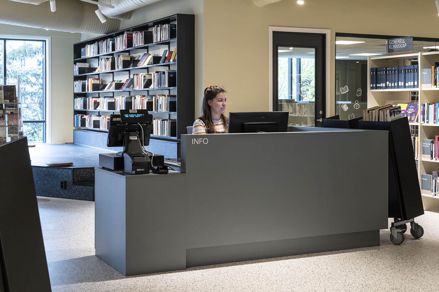Öffentliche Bibliothek Halden, Norwegen