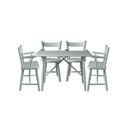 E1546 - Set mit Tisch und 4 Stühlen