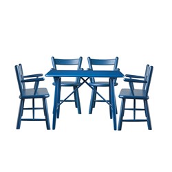E1556 - Set mit Tisch und 4 Stühlen