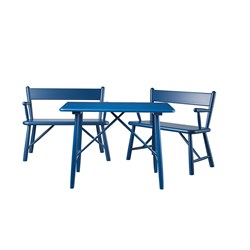 E1557 - Set mit Tisch und 2 Bänken