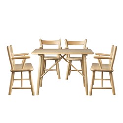 E1576 - Set mit Tisch und 4 Stühlen